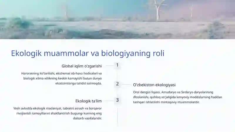 Zamonaviy biologiyaning dolzarb muammolari 4