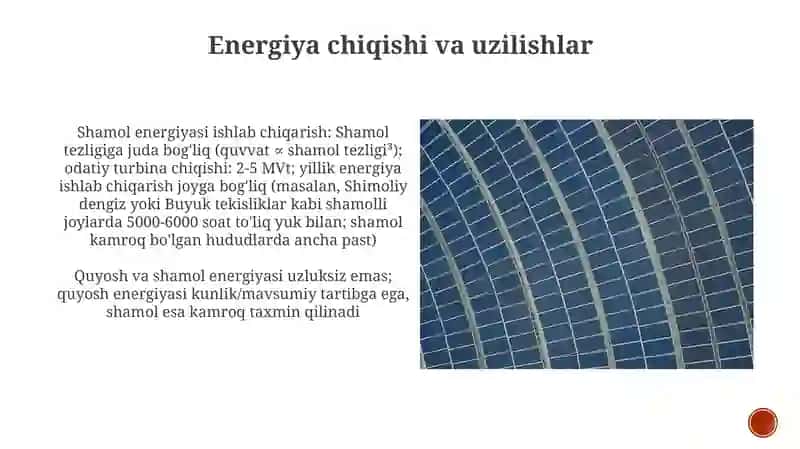 Quyosh va shamol energiyasi 4
