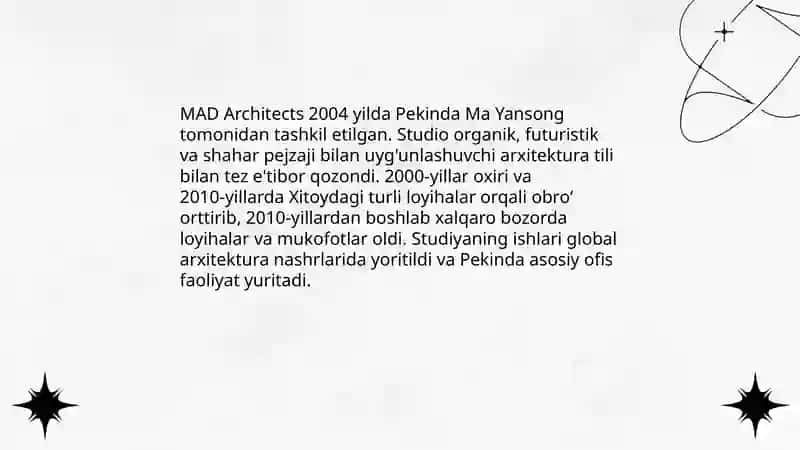 Ma Yangsong (Xitoy)-“MAD Architects” 4