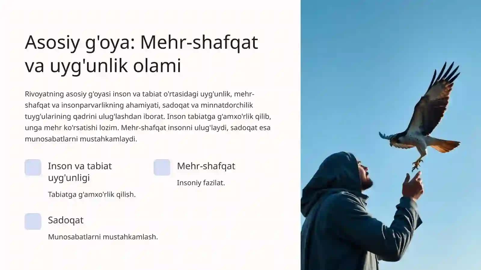 Jaloliddin Rumiyning "Ovchi va lochin" rivoyati: Mohiyat va tarbiyaviy ahamiyati 4