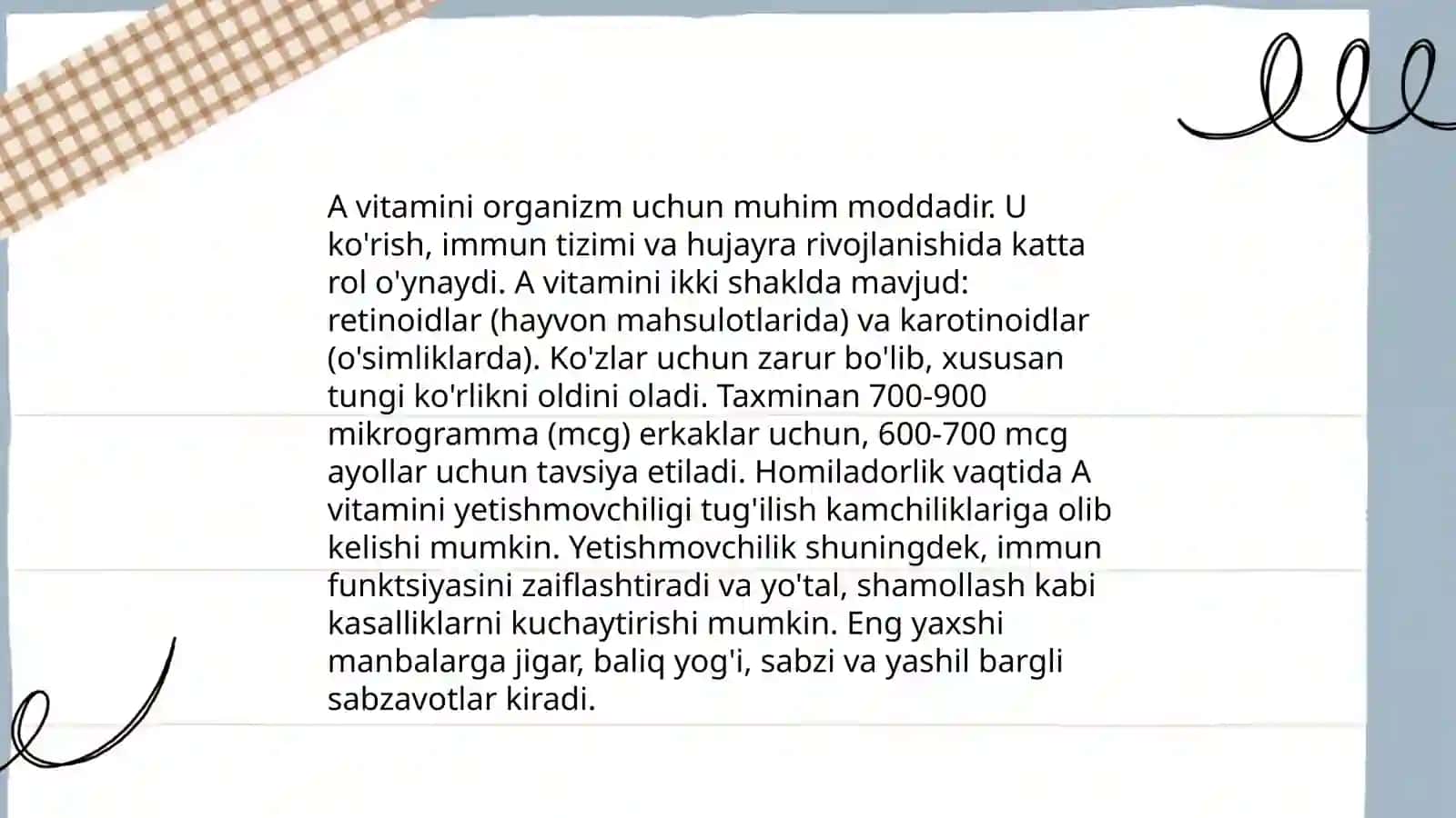 Sabzavotlar tarkibidagi vitaminlarning ahamiyati (A.C.B1.vitaminlari haqida 4
