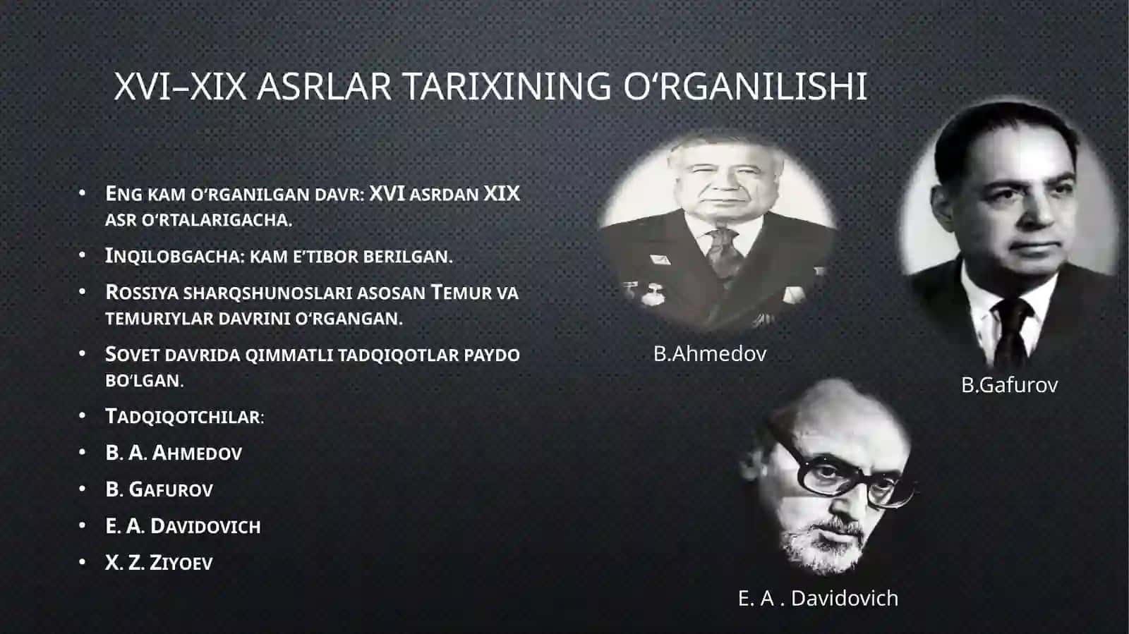 Oʻrta Osiyo tarixnavislik 4