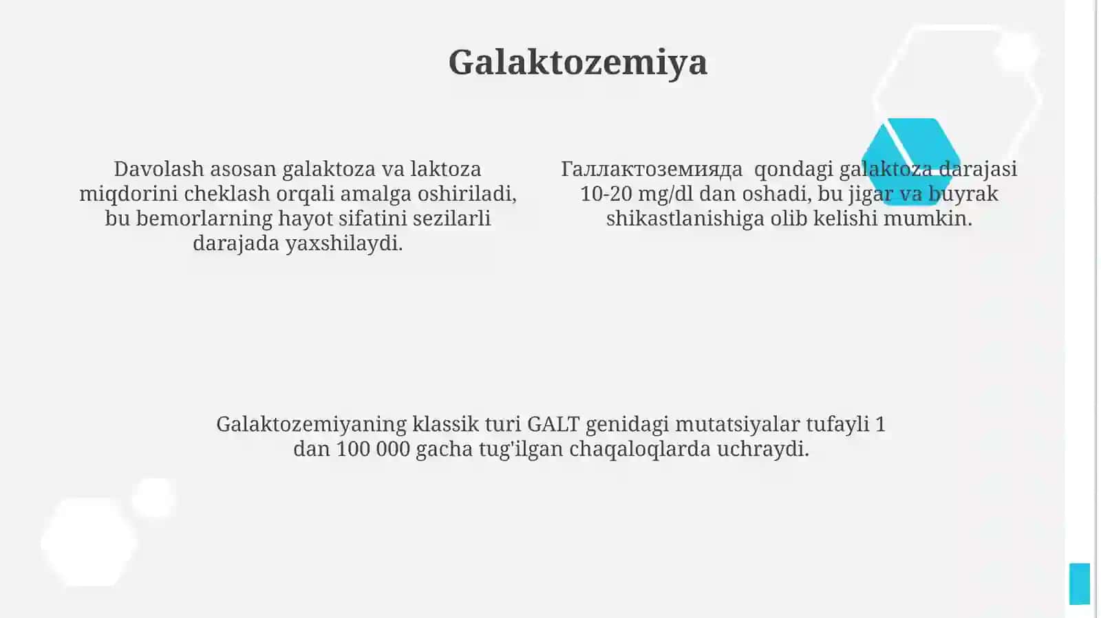 Karbonsuvlar patologik almashinuvining buzulishi 4