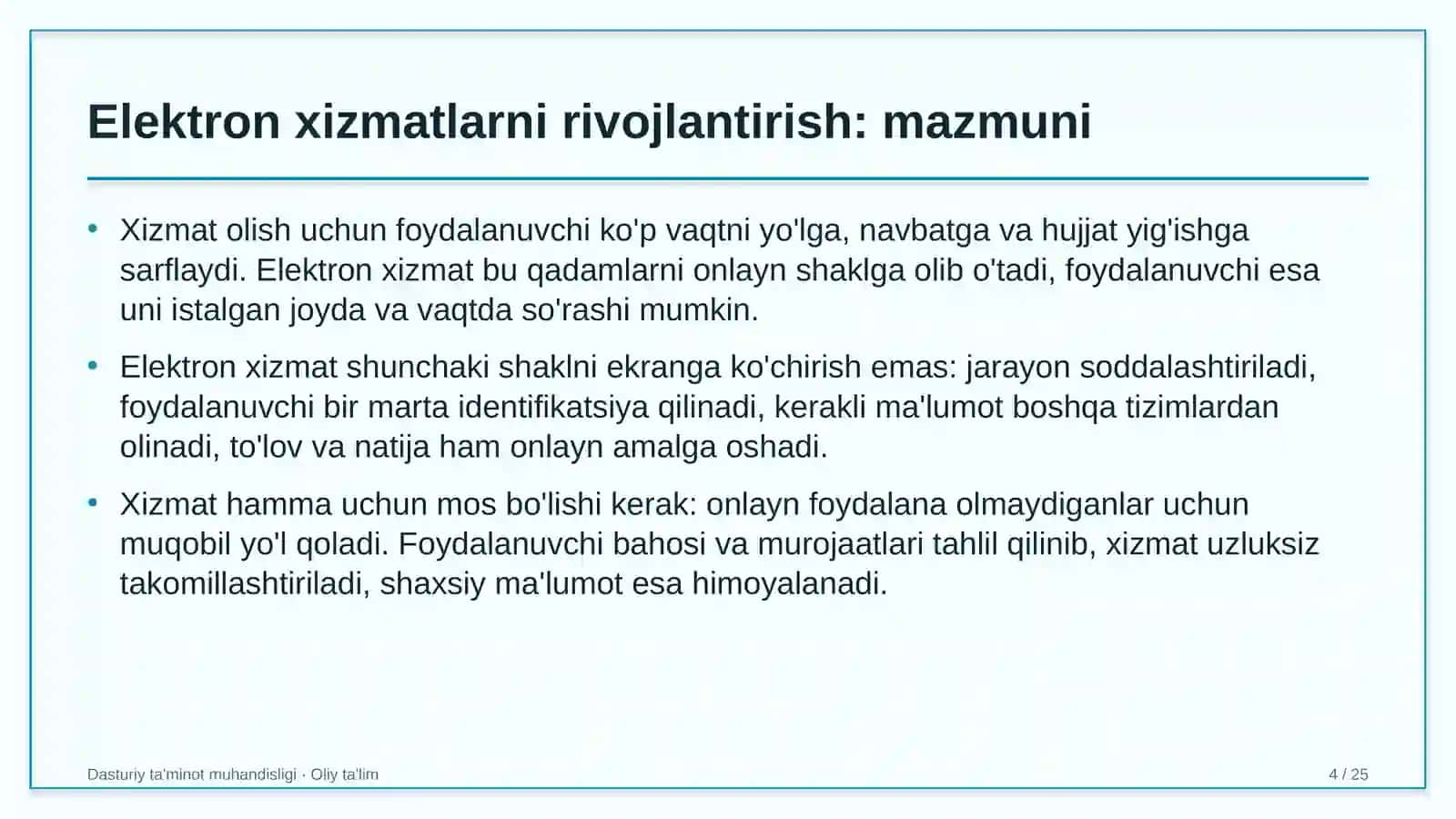 Elektronika do'konlarida elektron xizmatlarni rivojlantirish 4