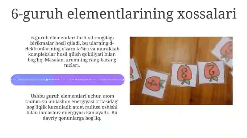 6-guru elementlarining ahamiyati 4
