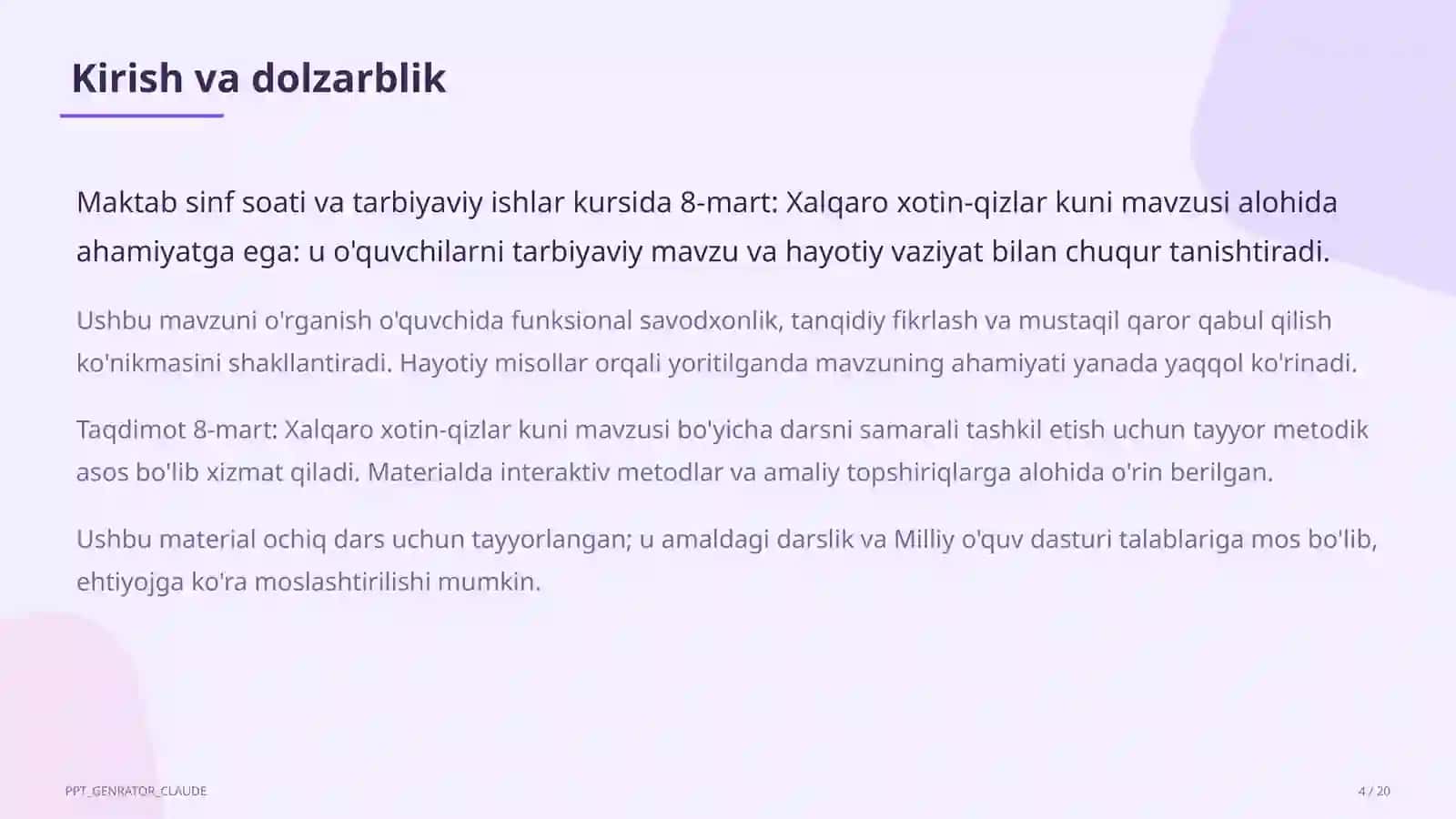 Xalqaro xotin-qizlar kuni 4
