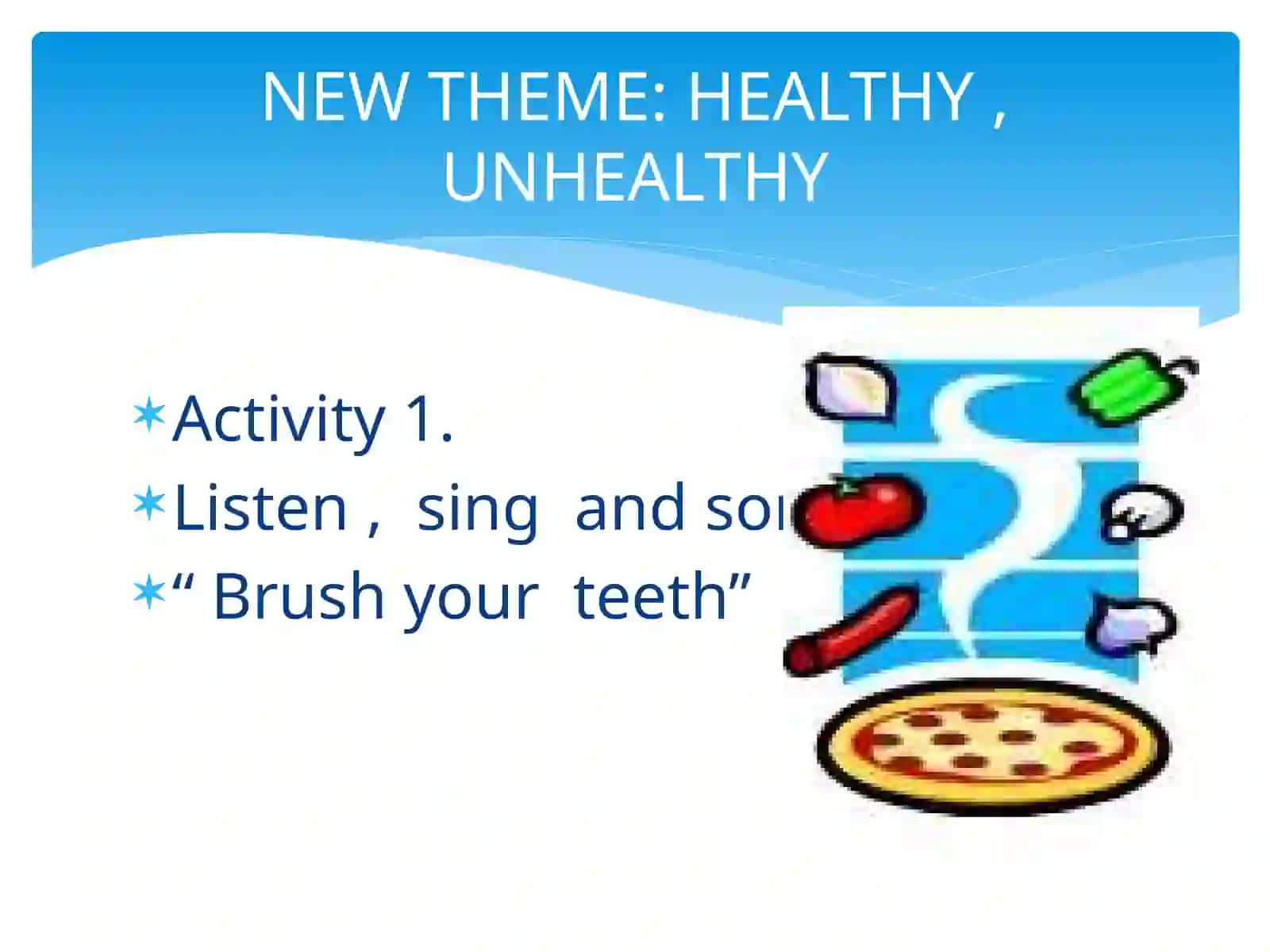 “healthy,unhealthy” mavzusidagi ochiq dars ishlanmasi 4
