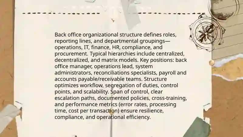The back office 4