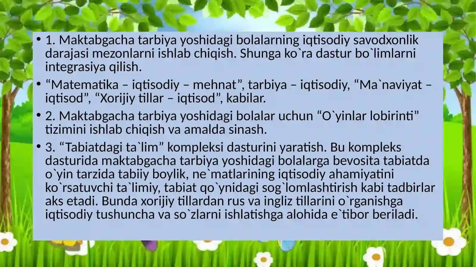 Maktabgacha yoshdagi bolalarga iqtisodiy tarbiya berish usullari 4