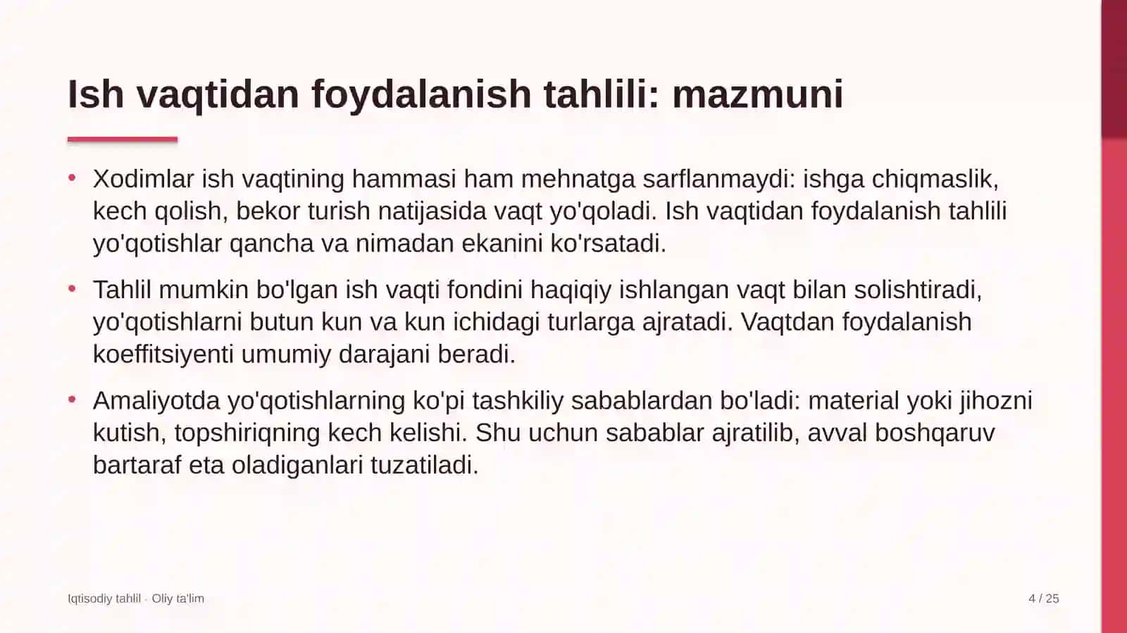 blogerlik faoliyatida ish vaqtidan foydalanish tahlili 2336 4