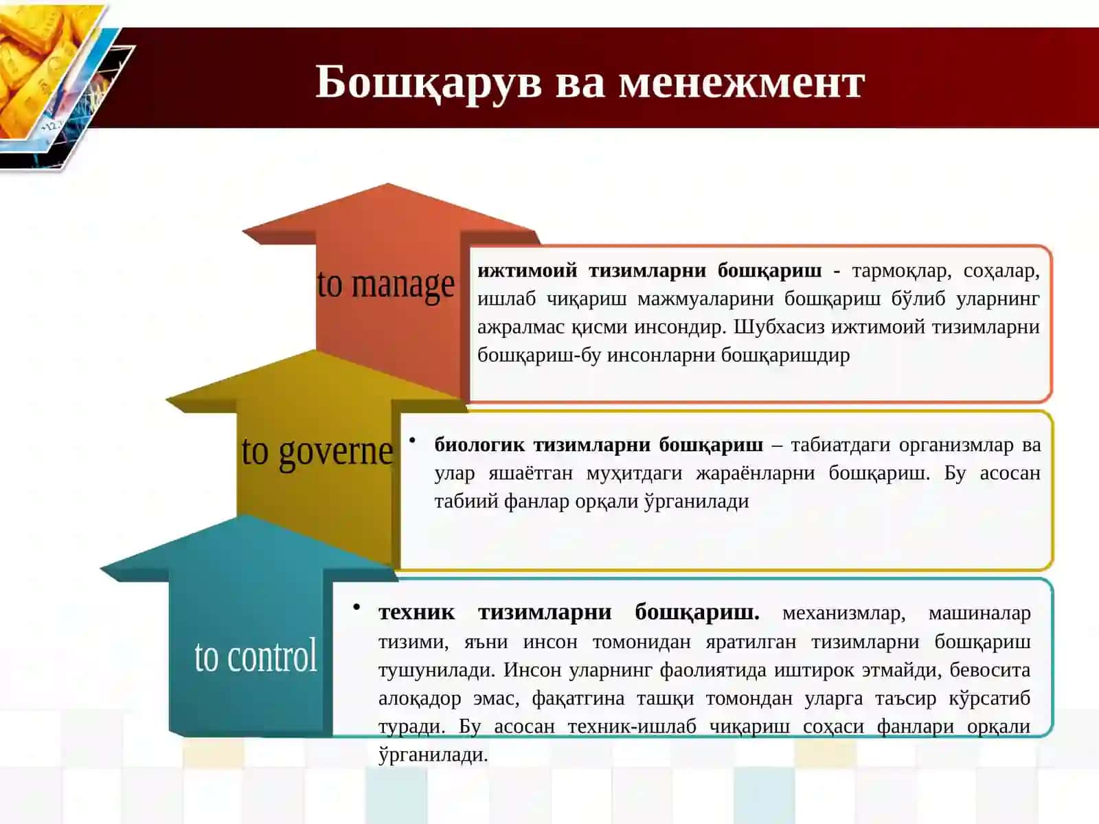 Менежмент назариясининг ривожланиши 4