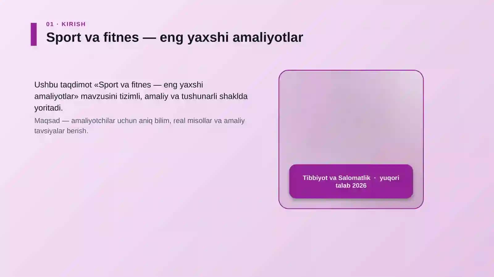 Sport va fitnes — eng yaxshi amaliyotlar 4