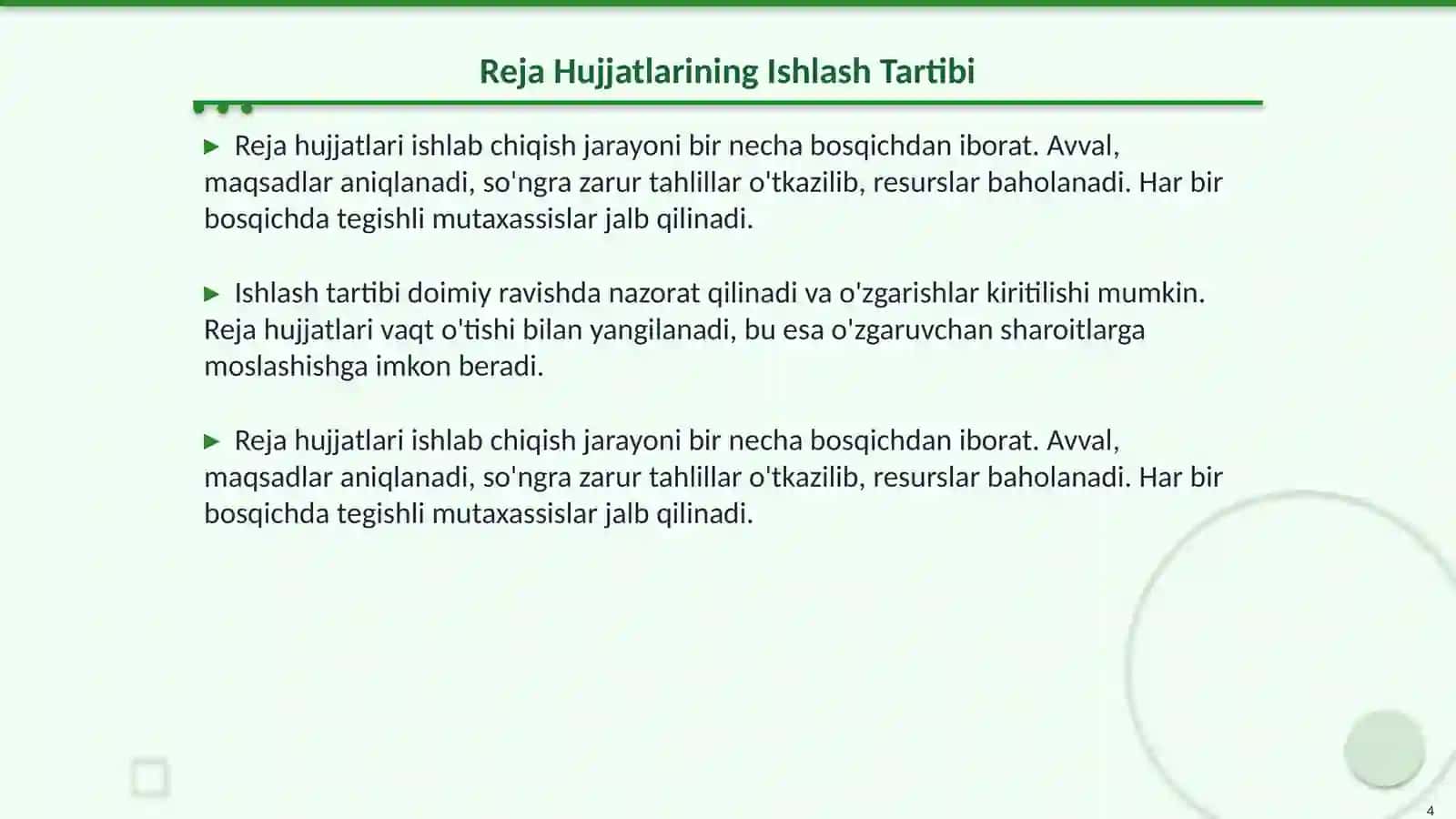 Neft va Gaz Sanoatida Reja Hujjatlari va Qoidalar 4