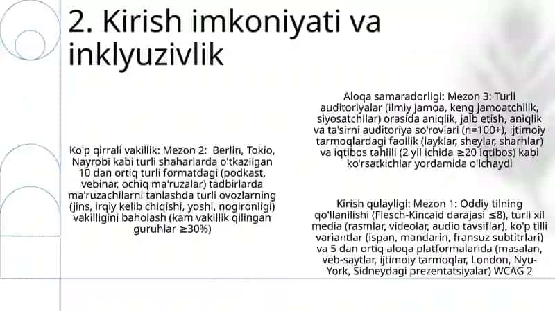 Bilim kõnikma va malakalarni baholash mezonlari 4