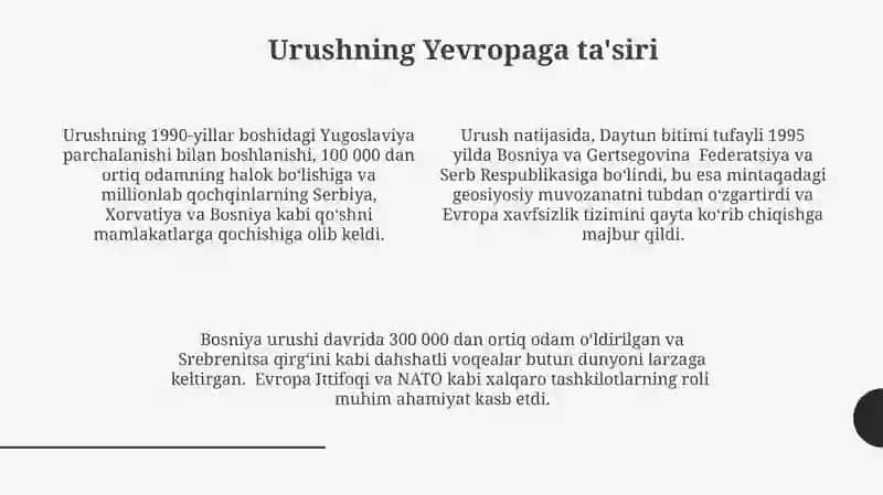 Bosniya Masalasi va Yevropada Xalqaro Munosabatlarning Kuzayishi 4