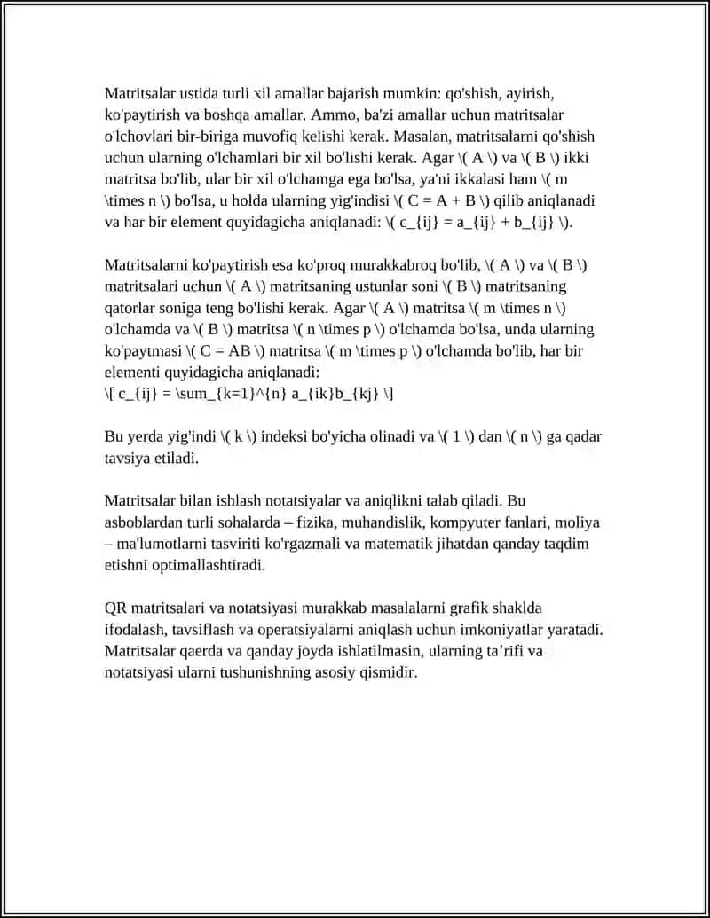 MATRITSA 4