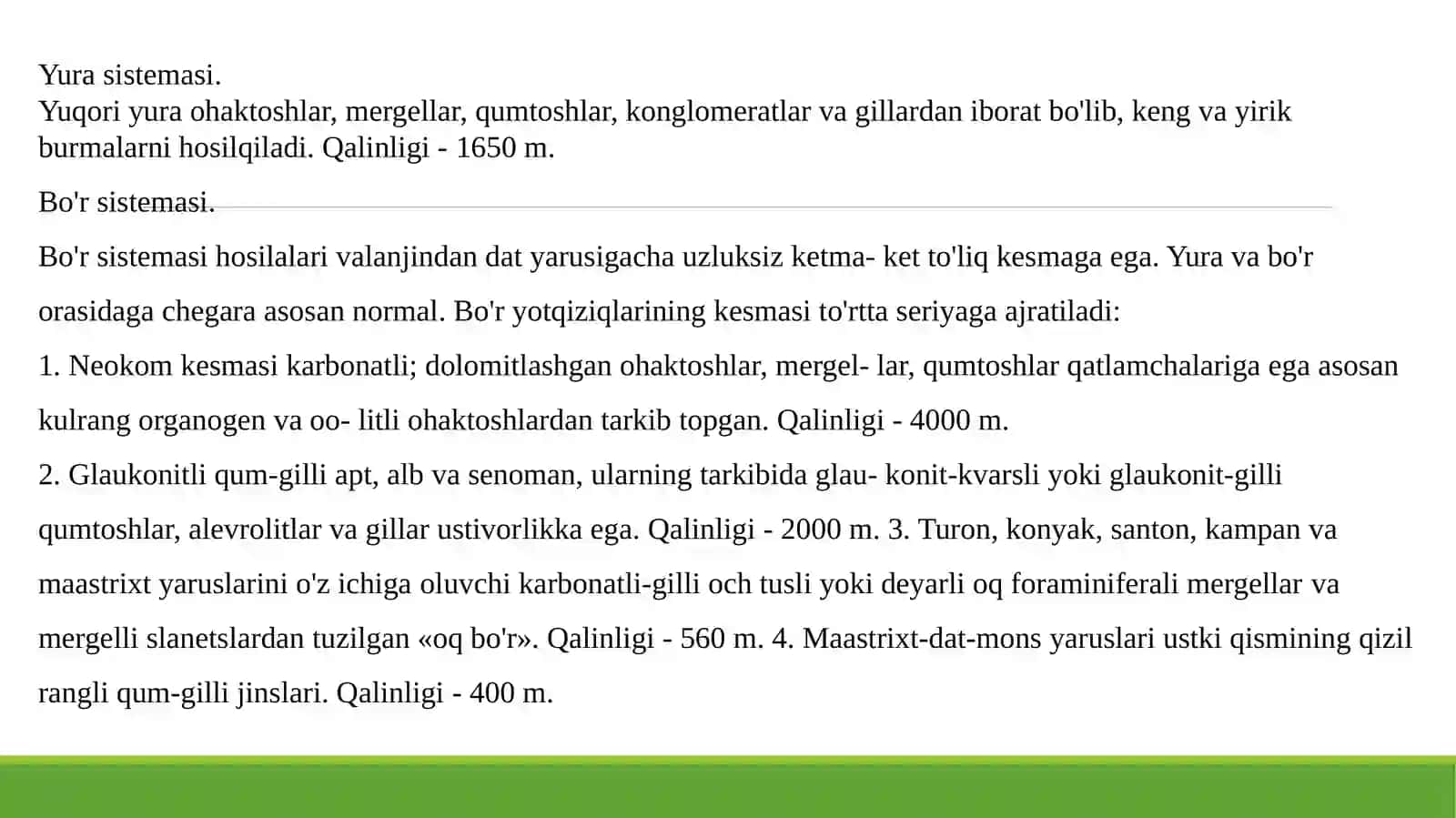 Kopetdogʻ viloyatining geologik tuzilishi, chegaralari. 4