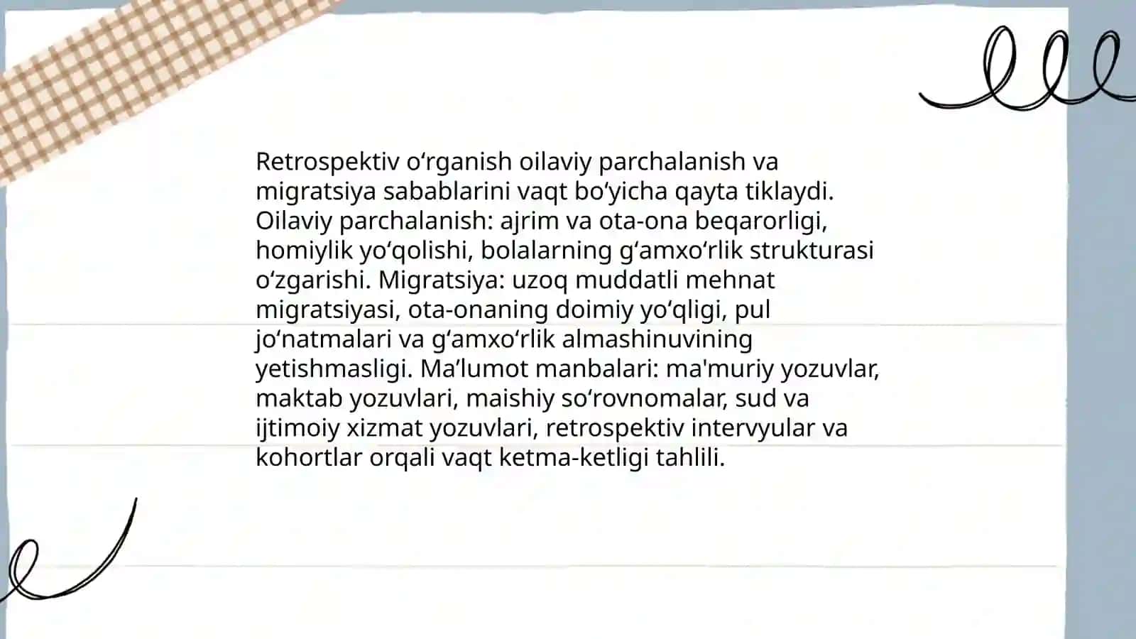 Retrospektiv Yondashuv 4