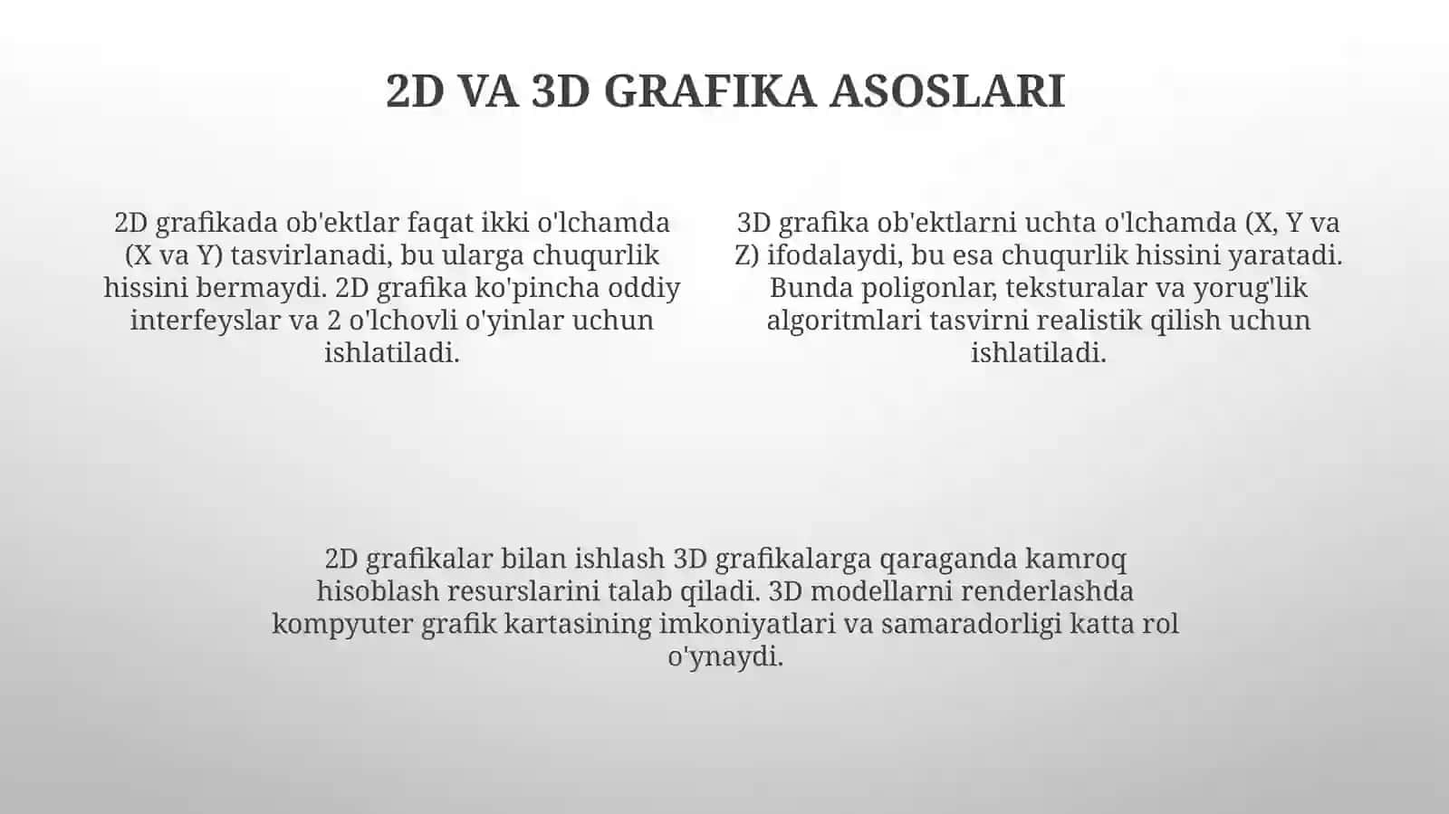 Kompyuter grafikasi va uning turlari 4