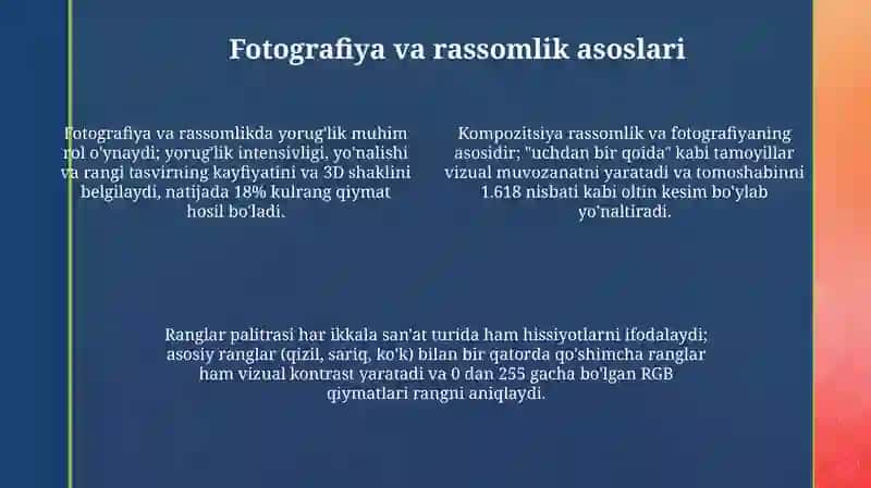 Tasvir yaratish usullari 4