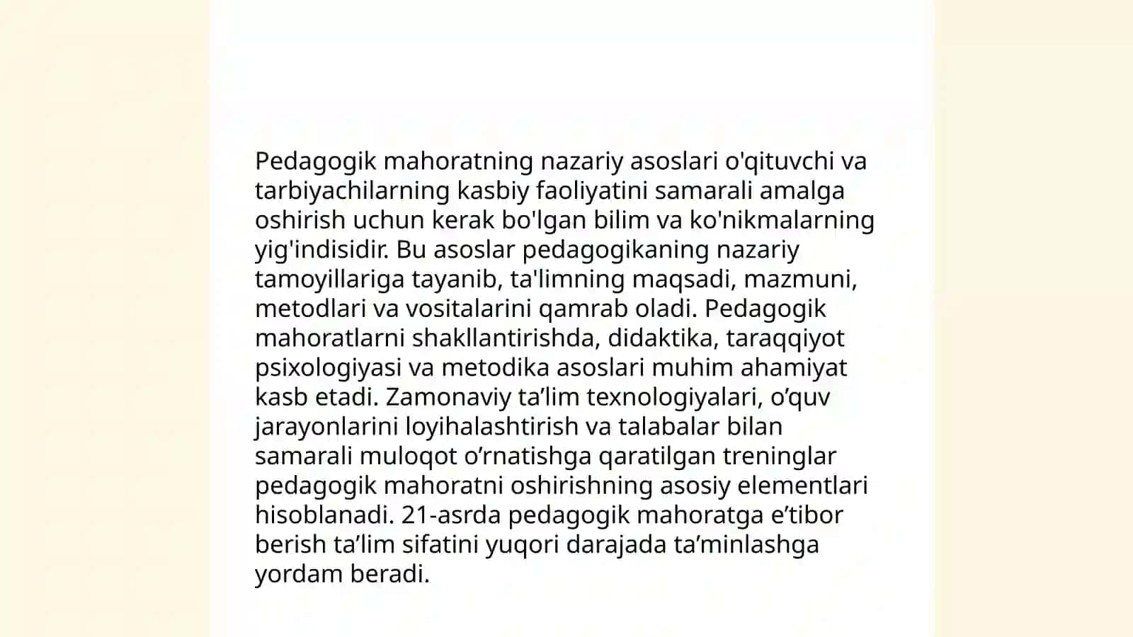 Pedagogik kompetentlikning nazariy-metodologik asoslari 4