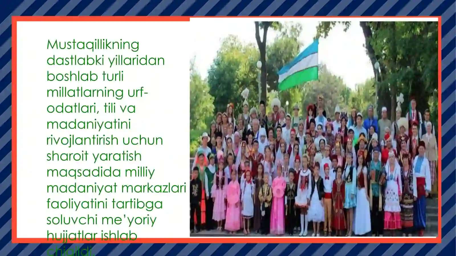 Mustaqillik yillarida millatlararo munosabatlarni rivojlantirishga bo'lgan e'tiborning ortib borishi 4