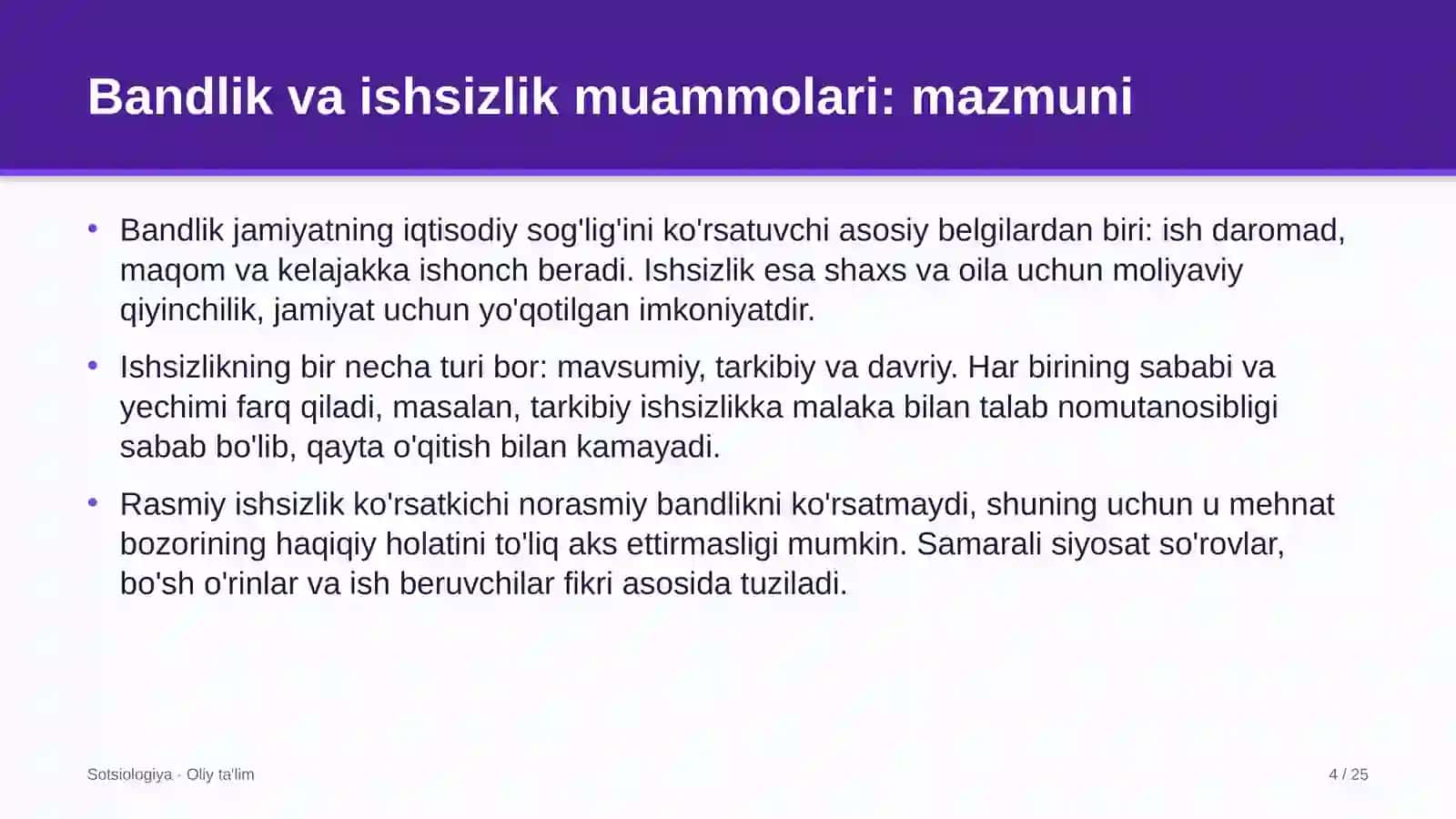 metall konstruksiyalar zavodlarida bandlik va ishsizlik muammolari 1003 4