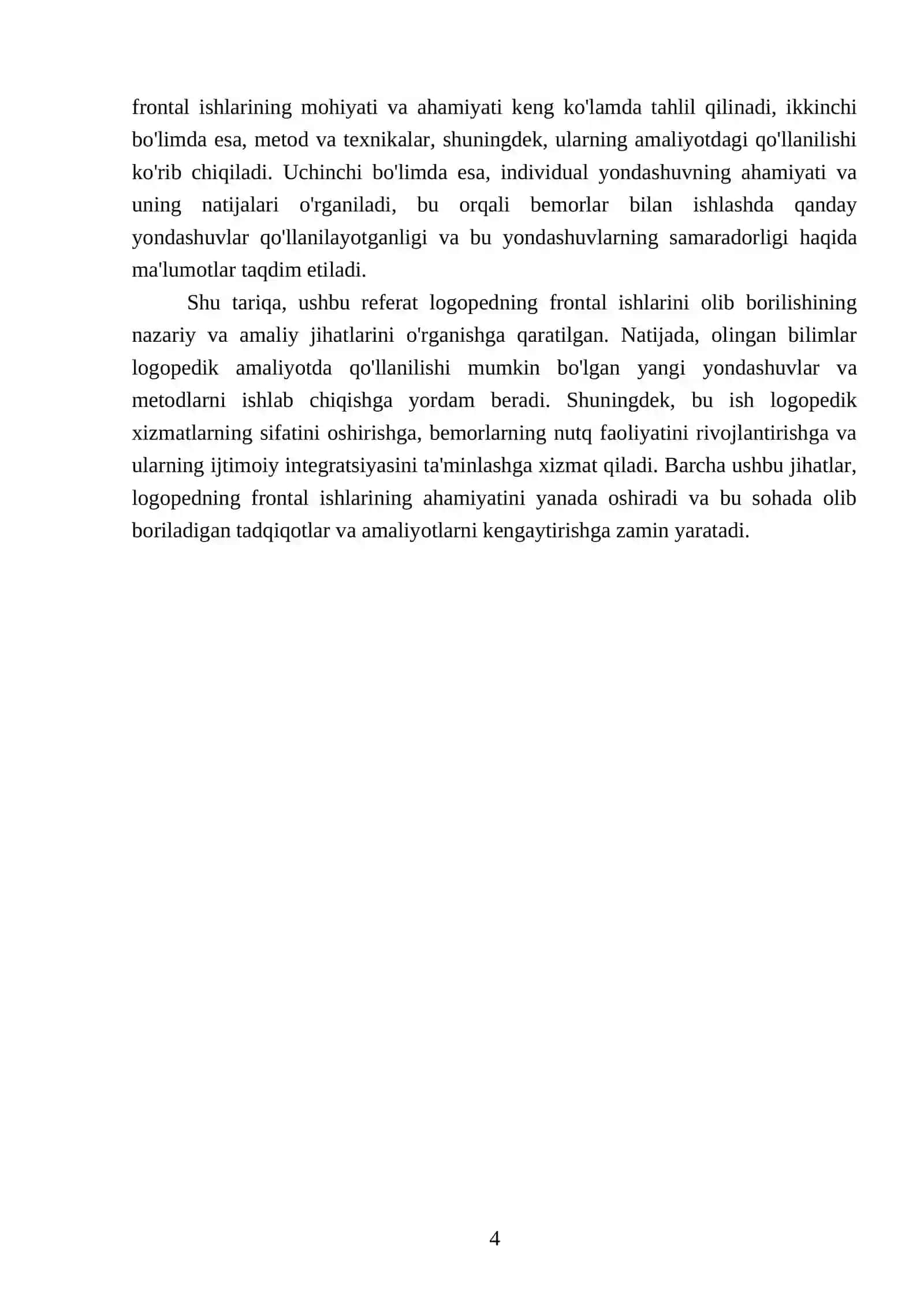 Logopedning frontal ishlarini olib borilishi 4