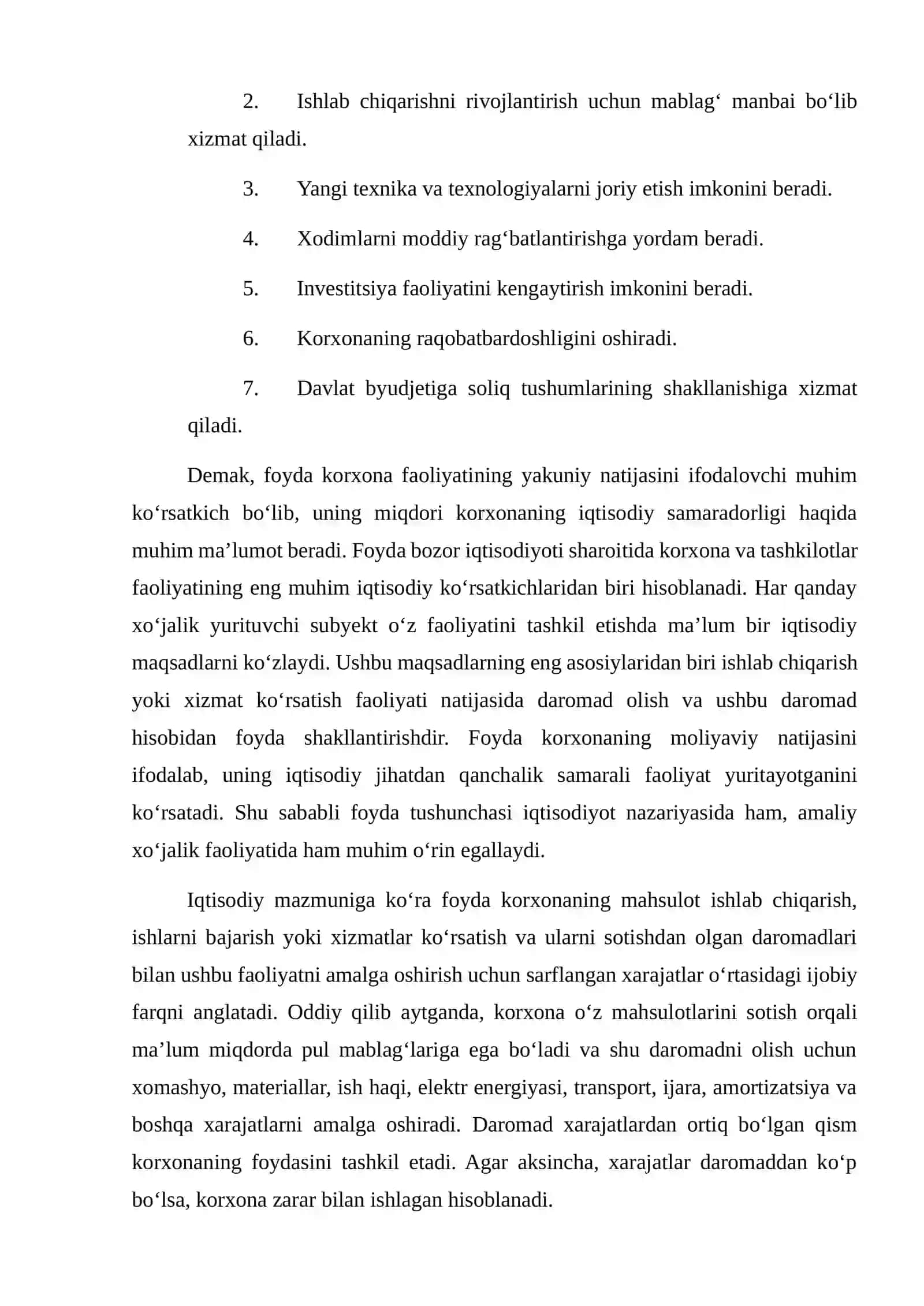 Foydaga Ta’sir Etuvchi Omillarni Aniqlash 4