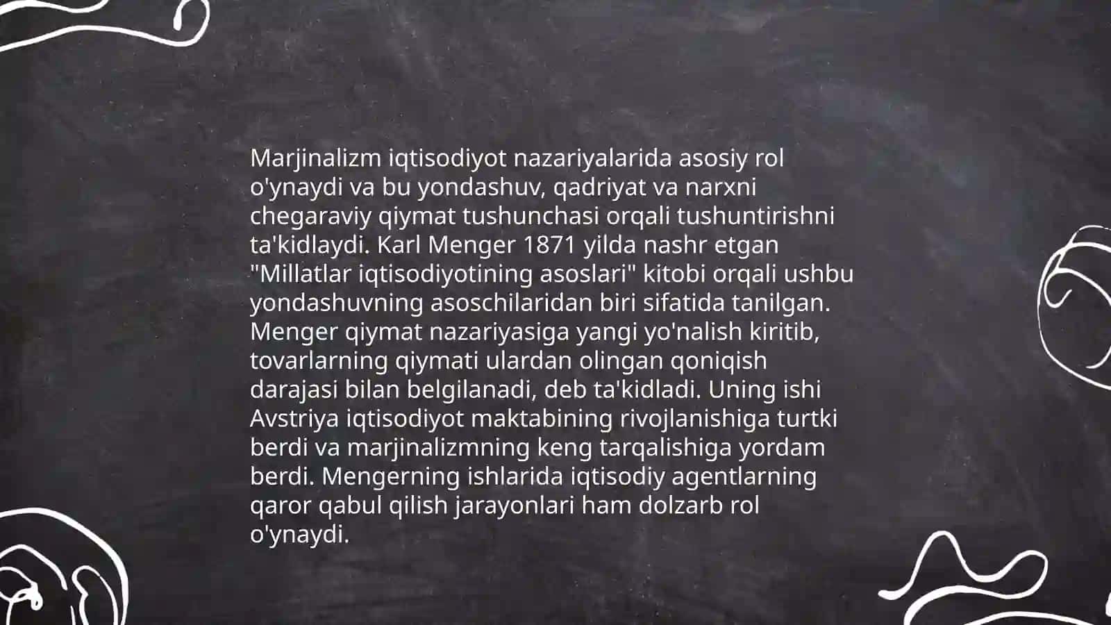 Karl Mengerning iqtisodiy tafakkuriga kirish 4