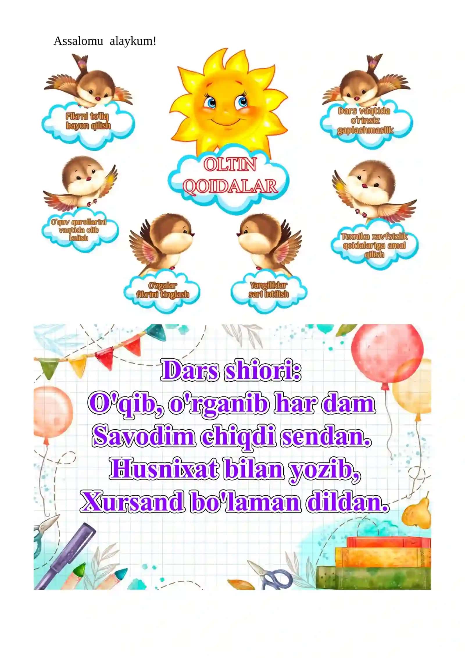 Ot yasovchi qo'shimchalar mavzusida 3-sinf Ona tili fanidan dars ishlanmasi 4