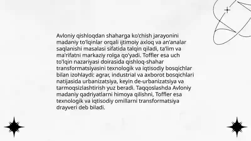 Avloniy va E.Toffler 4