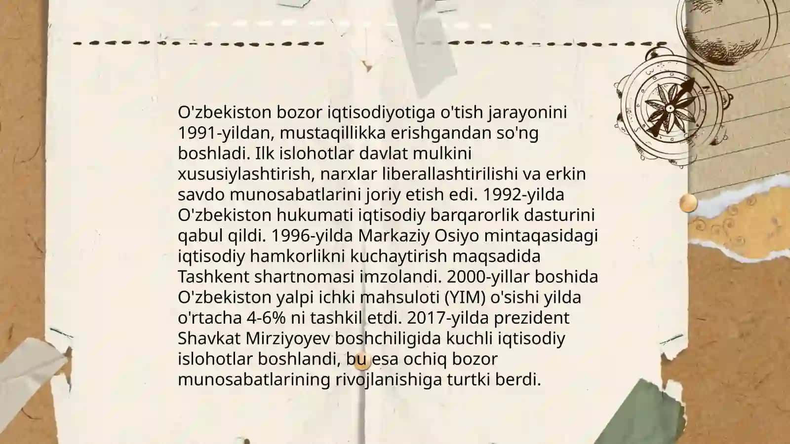 O'ZBEKISTONDA IQTISODIY ISLOHATLAR, XUSUSUY MULKCHILIKNI SHAKILANISHI 4