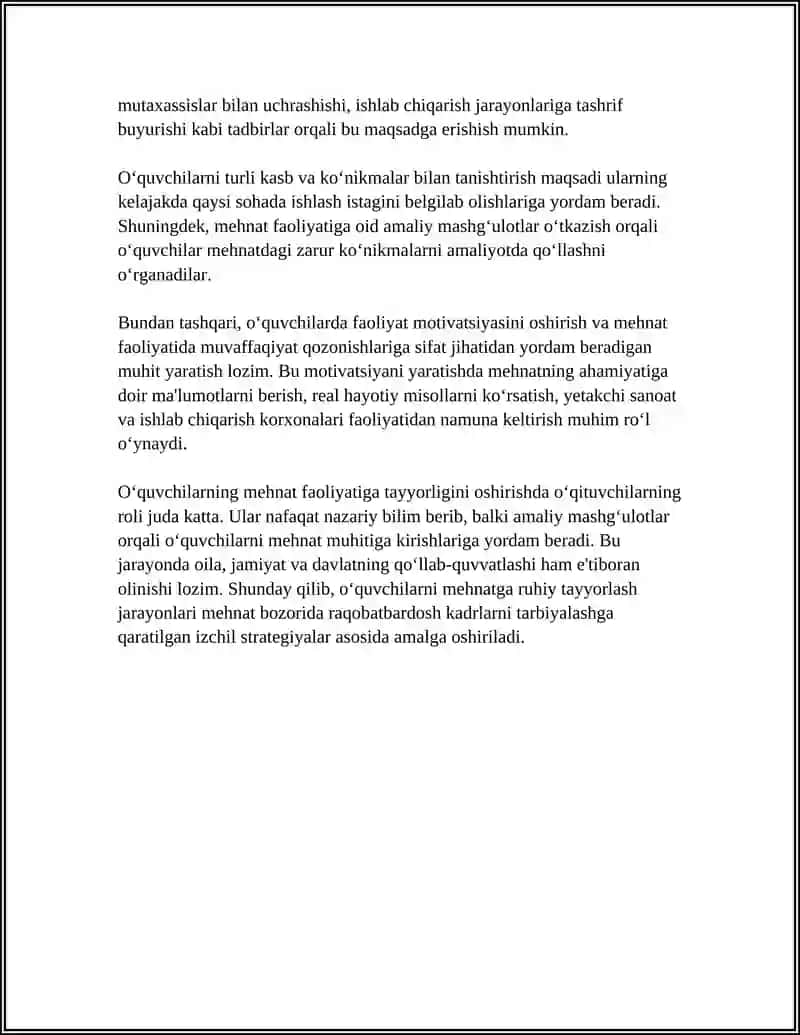 O‘QUVCHILARNI MEHNATGA RUHIY TAYYORLASH 4