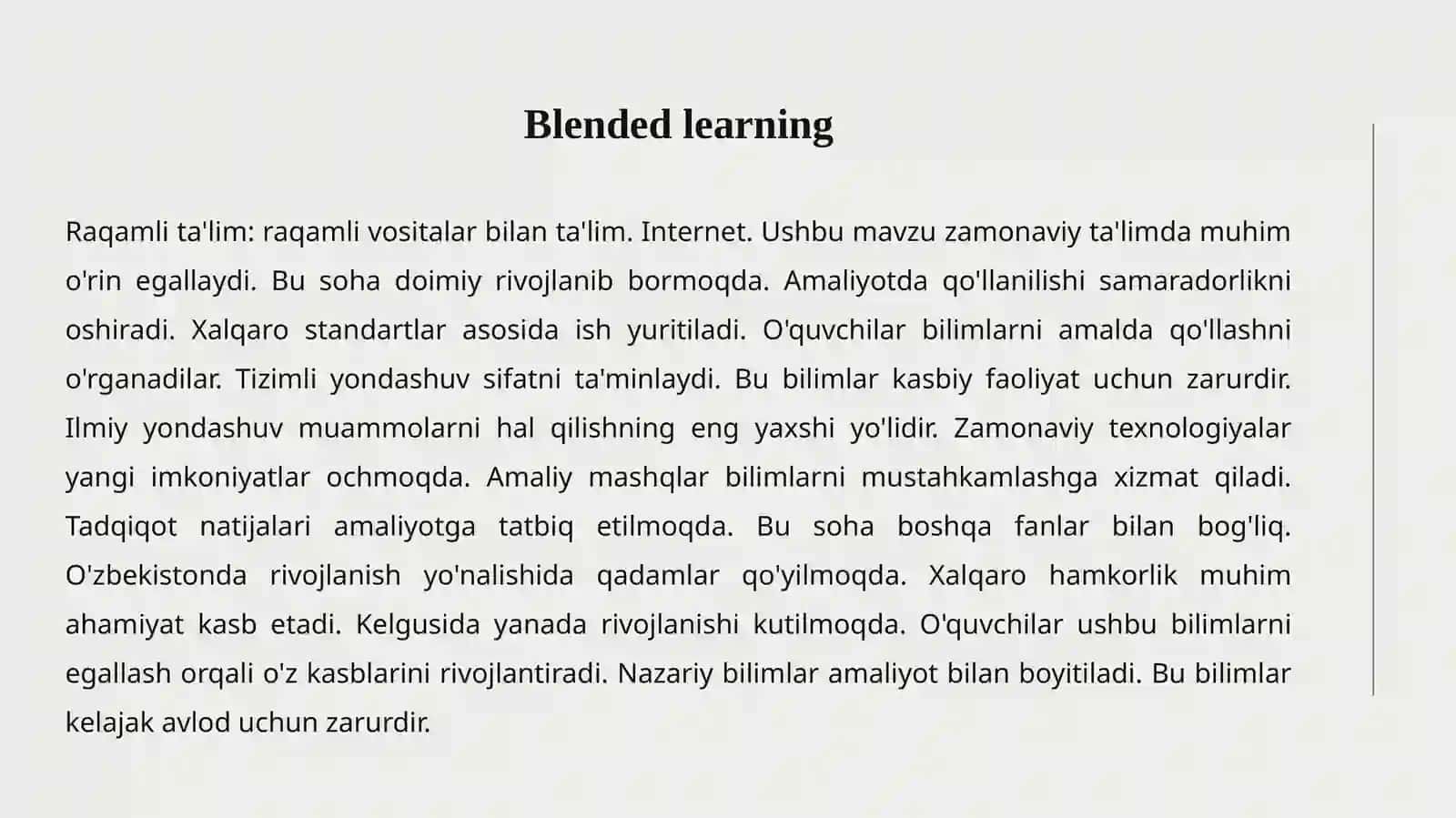 ZAMONAVIY TA'LIM TEXNOLOGIYALARI 4