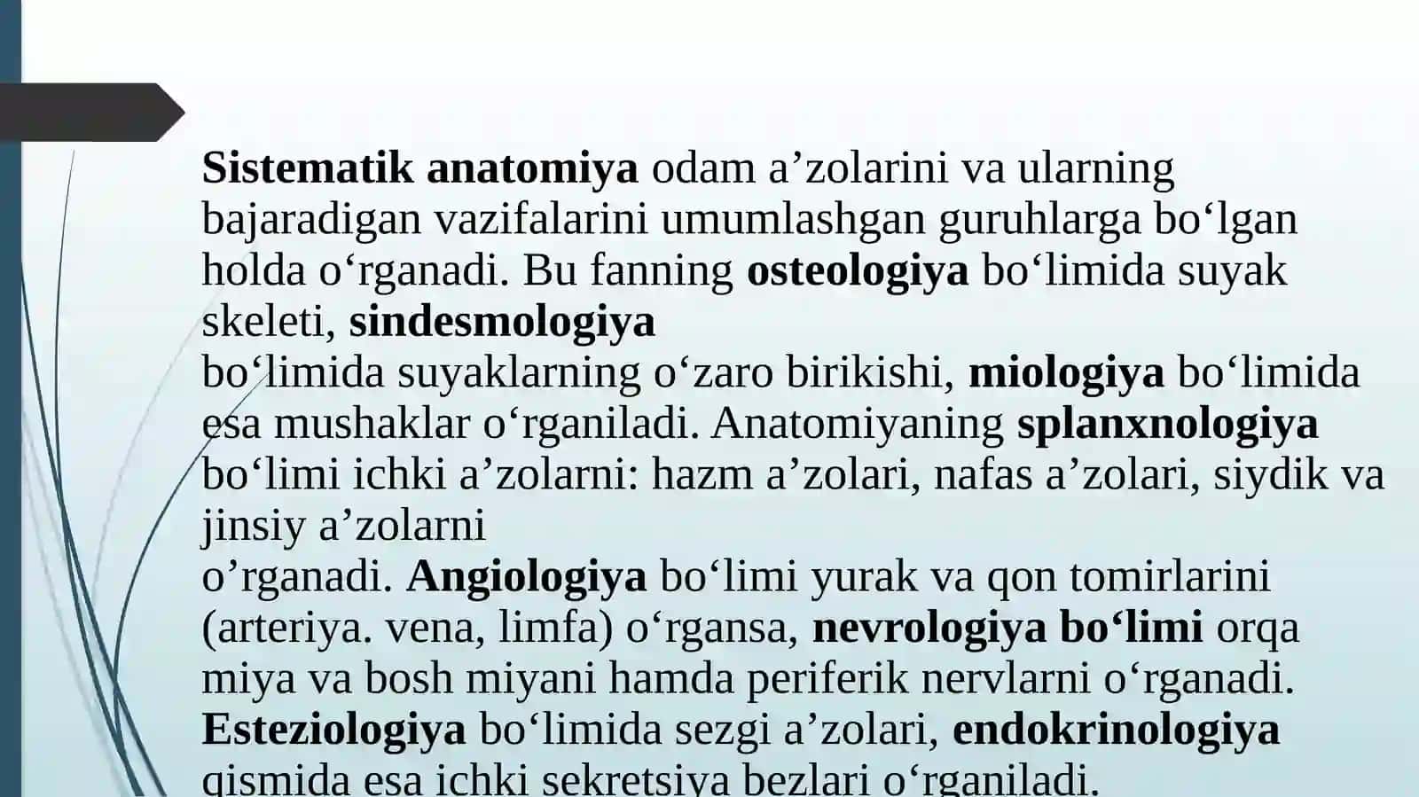Anatomiyafanining tarixi 4