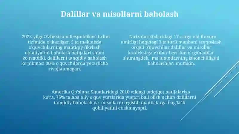 Tanqidiy o'qish va samarali amalga oshirish omillari 4