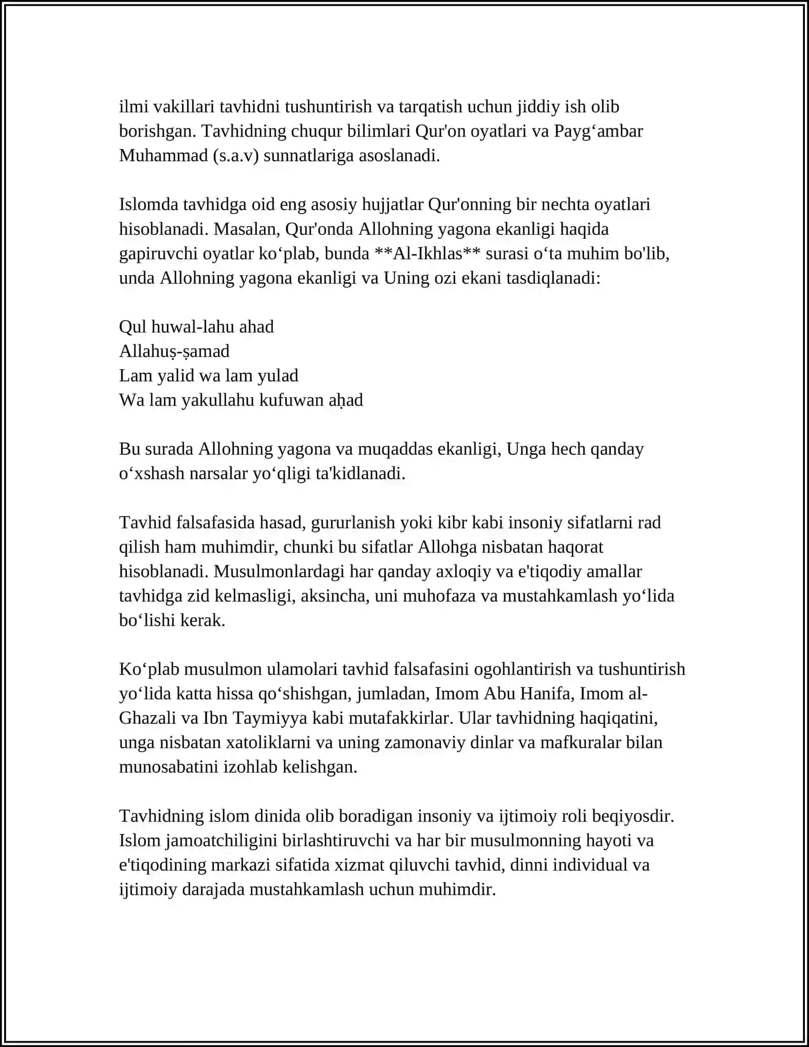 FARIDDIN ATTORNING "MANTIQ-UT TAYR" ASARIDA TAVHID FALSAFASI 4