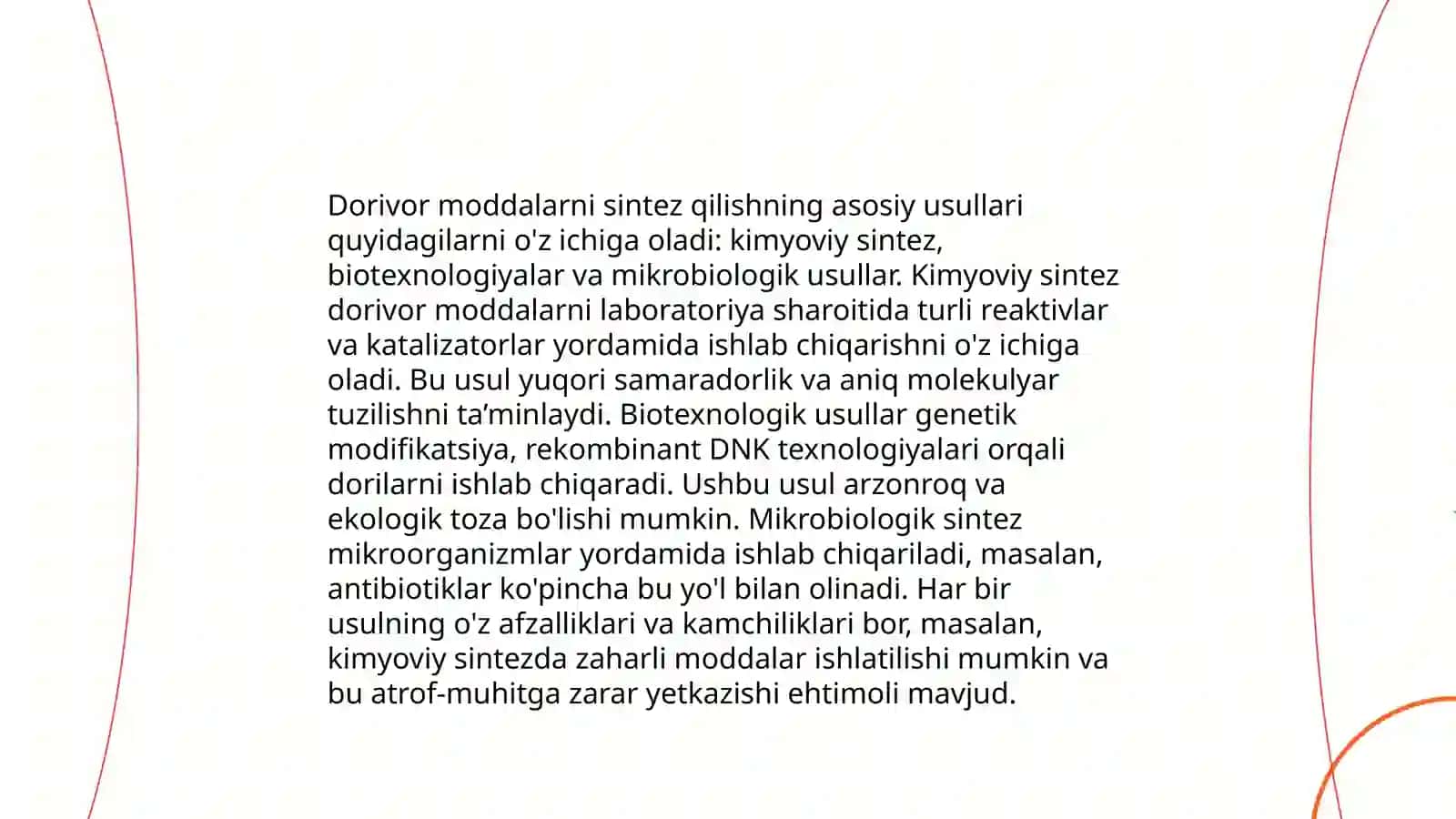 Farmaseftika mahsulotlarini ishlab chiqarish asoslari 4