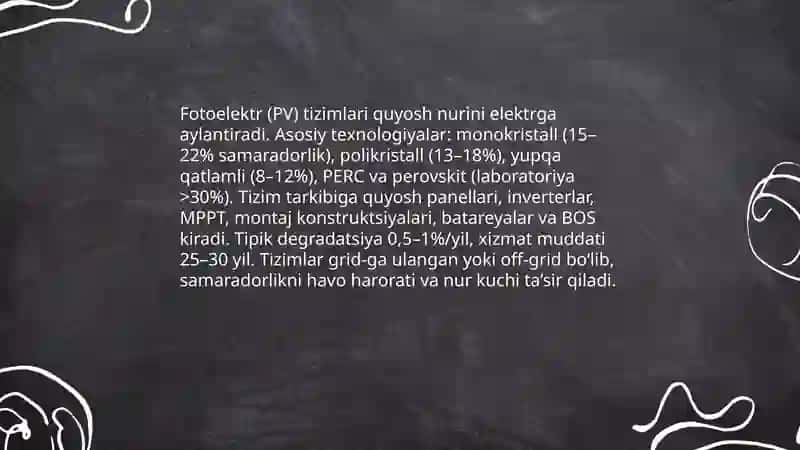 Qayta tiklanuvchi energiya manbalari 4
