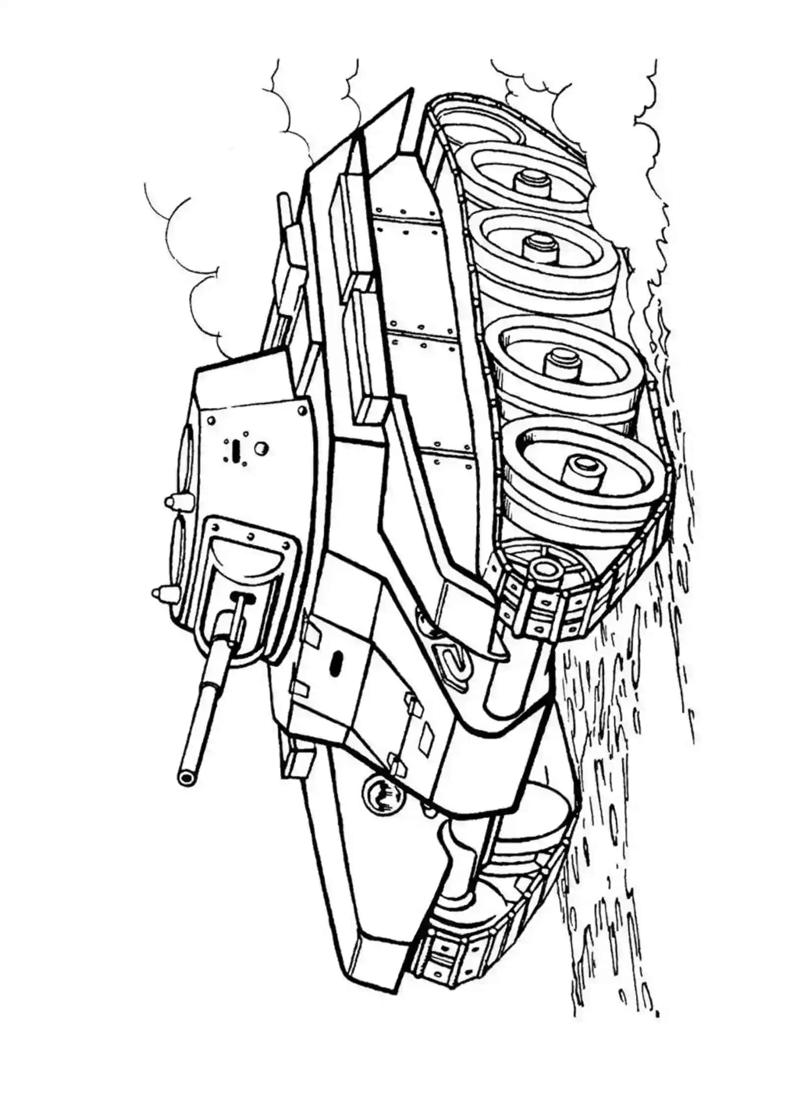 Bolalar uchun Tank "Raskraski" 2-to'plam 4