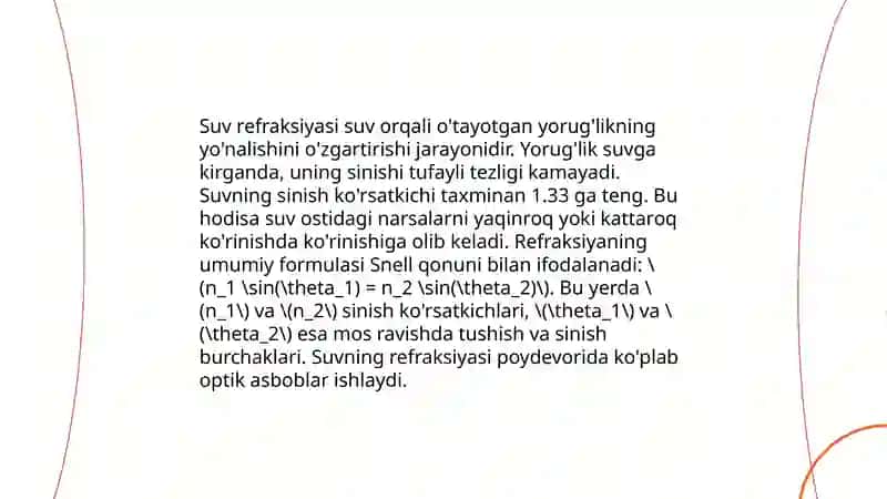 Moddalar refraksiyasi 4