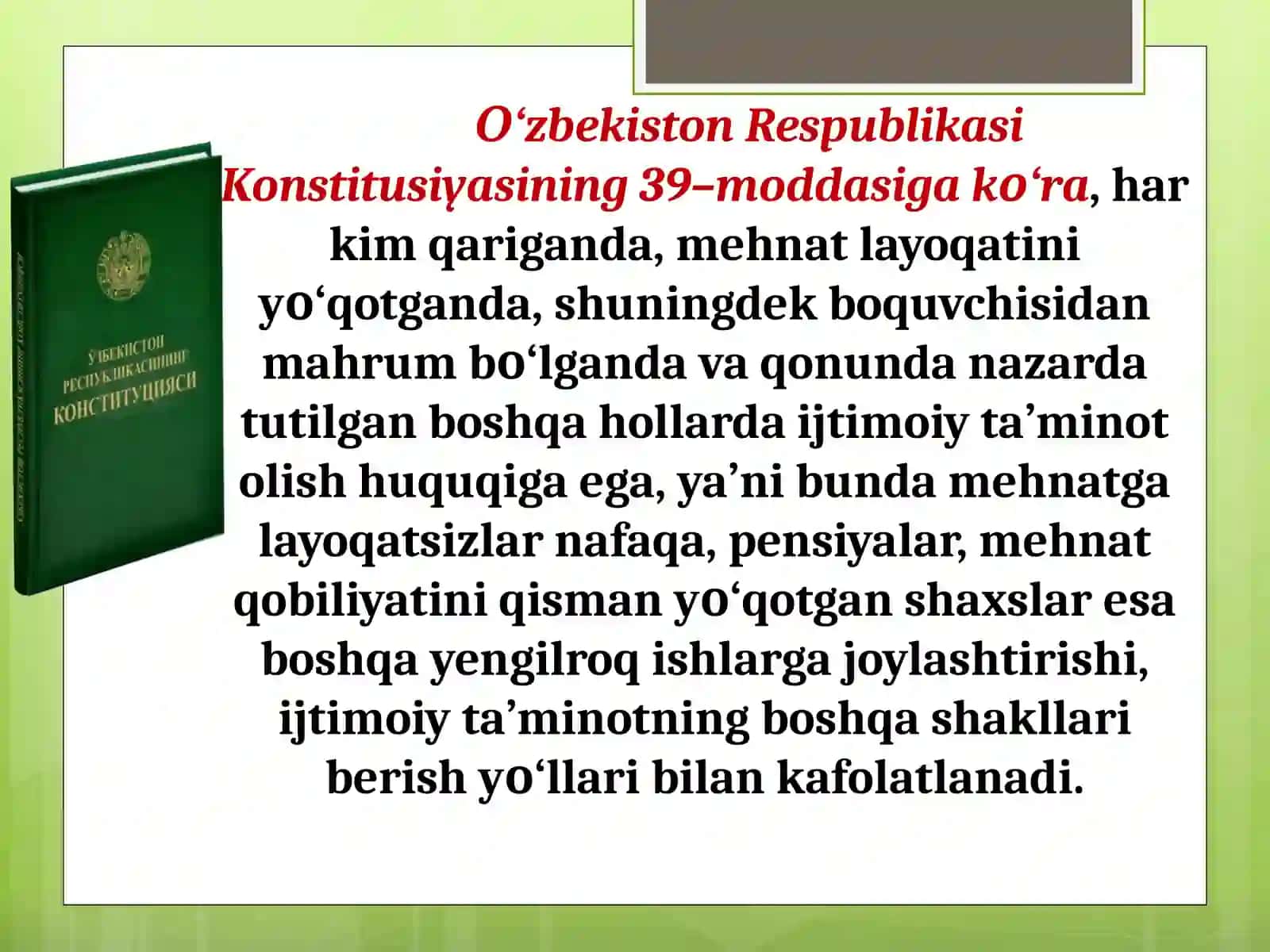 Pensiya va nafaqalar iqtisodiy funktsiyasi va maqsadi 4