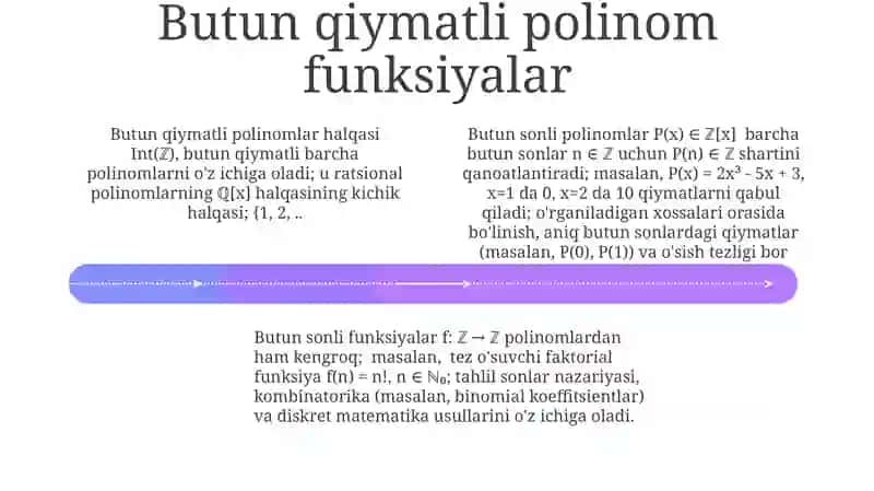 Butun qiymatli funksiyalar 4