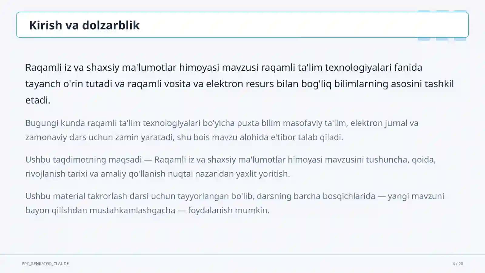 Raqamli iz va shaxsiy ma'lumotlar himoyasi 4