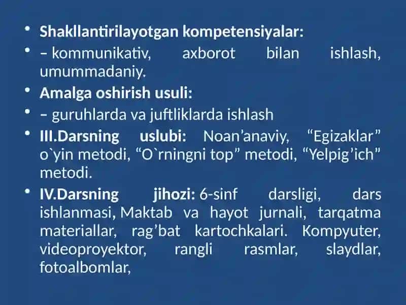 Milliy taomlar 4