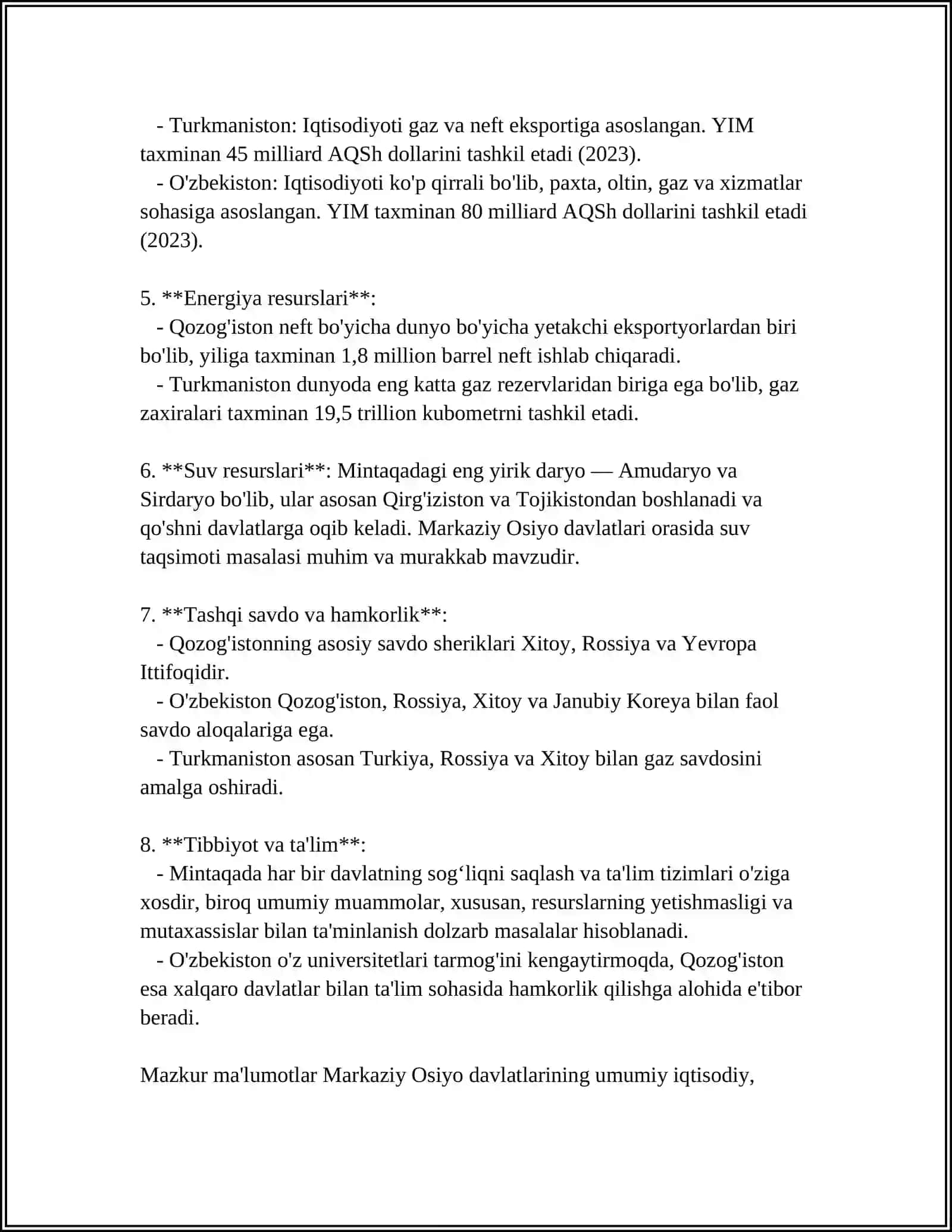 DUNYO SIYOSIY XARITASIDAGI RESPUBLIKALAR 4