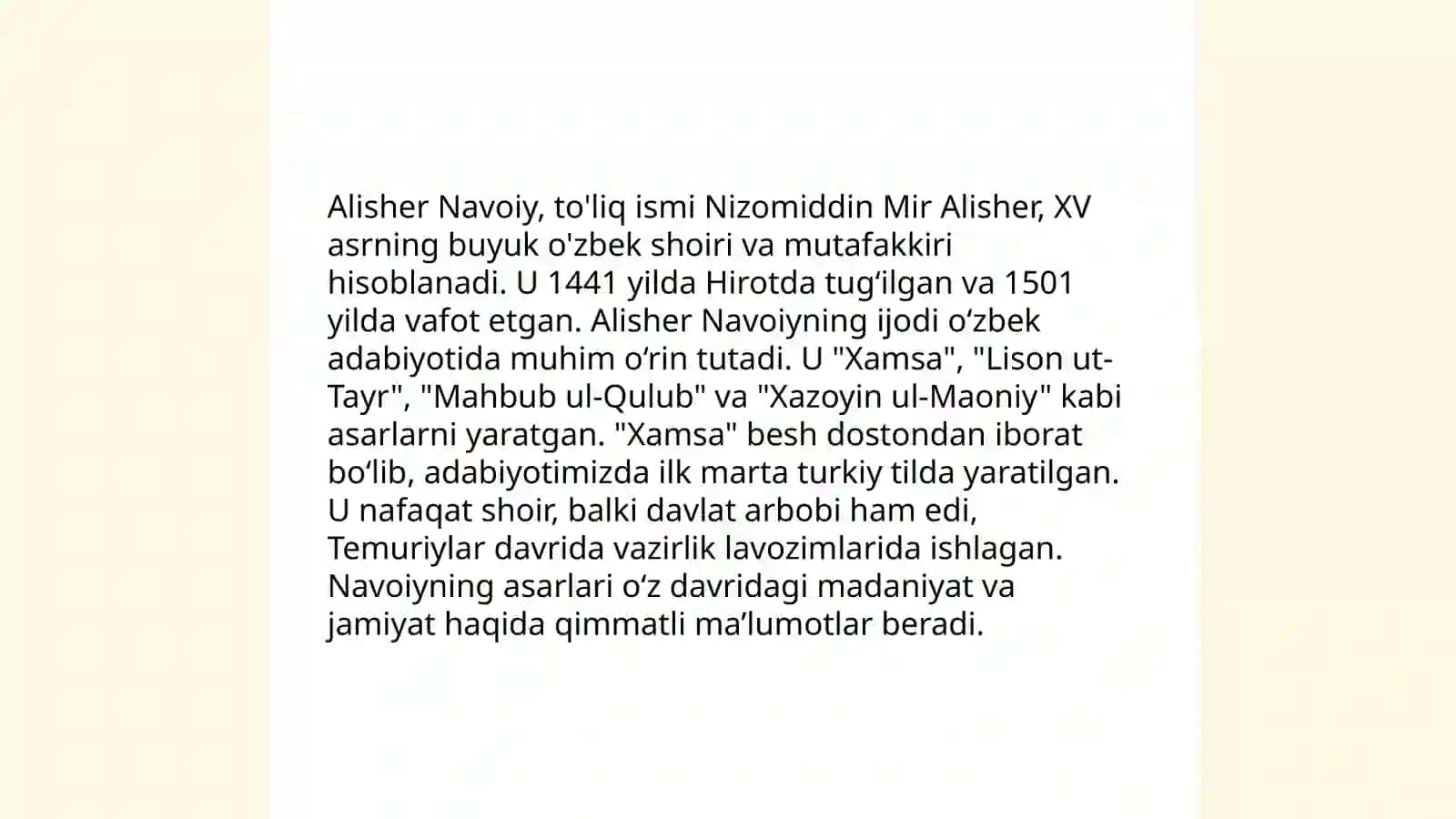 Alisher Navoiy 4