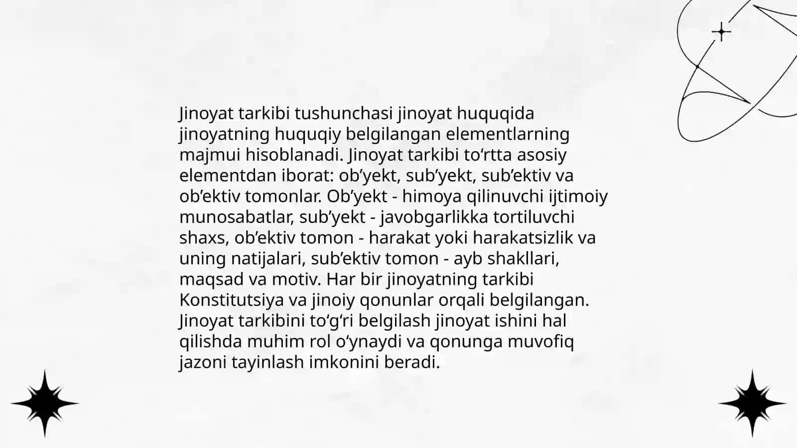 Jinoyat huquqi fanining manbalari 4