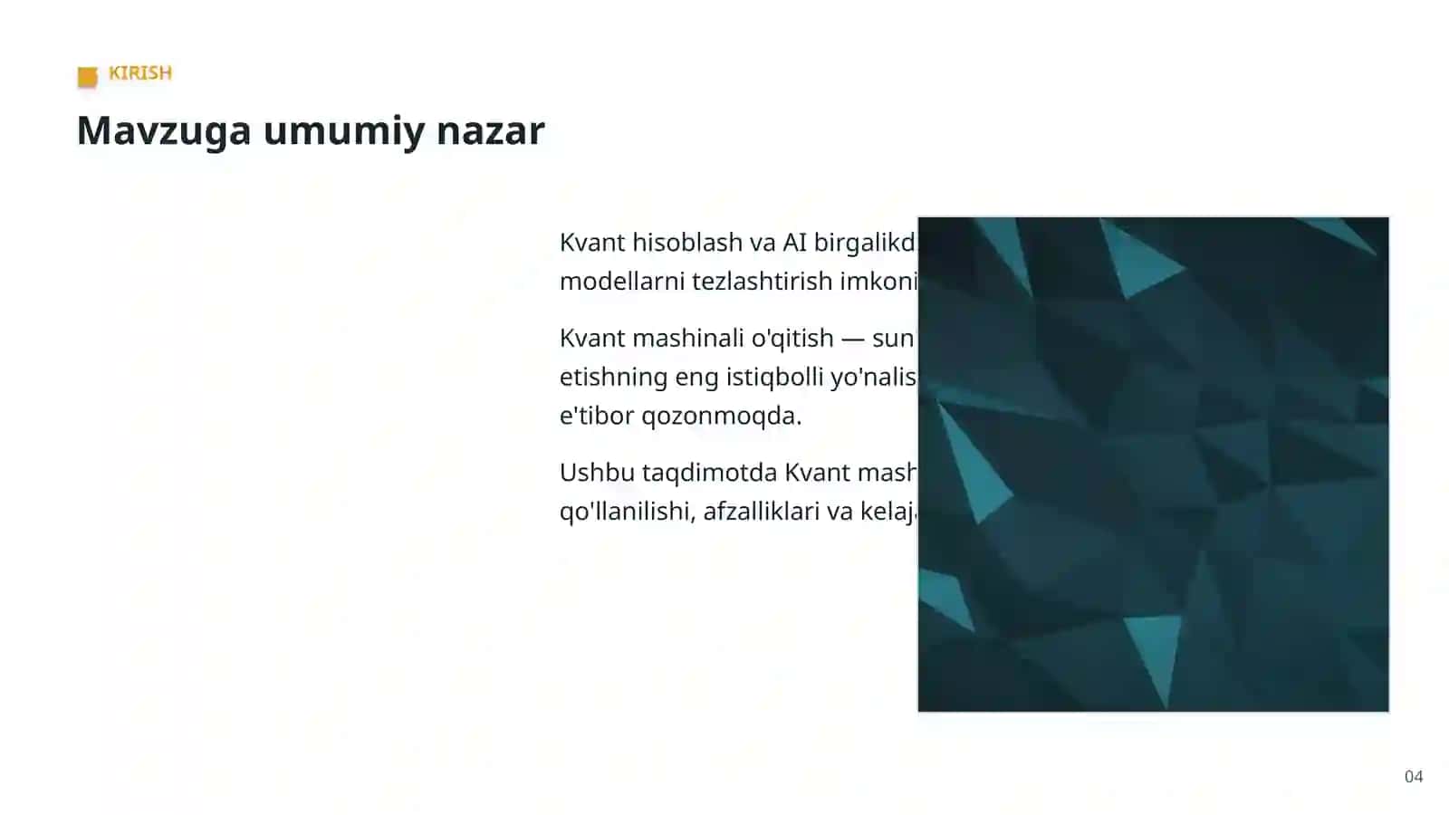 Kvant hisoblash va AI 4